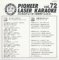 Pioner LaserKaraoke - Hit 4 Volume 72 [Info-Sheet - Titel 1 & 2]