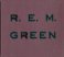 R.E.M. - Green [Frontcover]